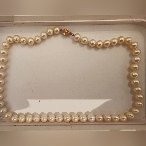 Mikimoto Jewelry - Vintage Mikimoto Akoya pearl necklace